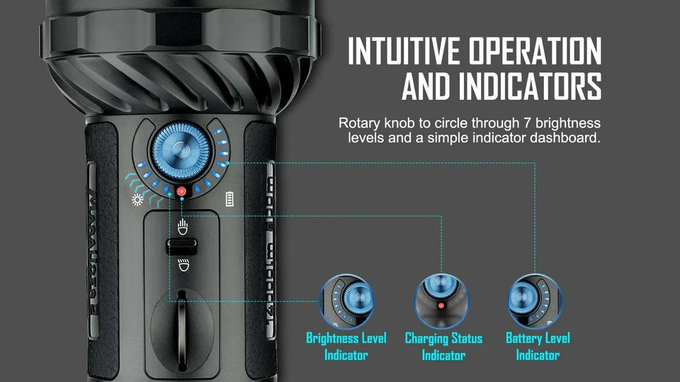Olight Marauder 2 14000 Lumen Long Throw Rechargeable Flashlight